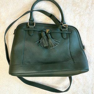 Giani Bernini Green Leather Bag and Wallet